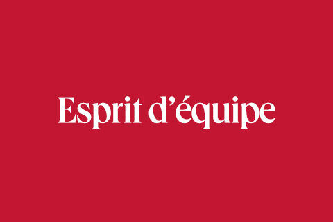 esprit d'&eacute;quipe