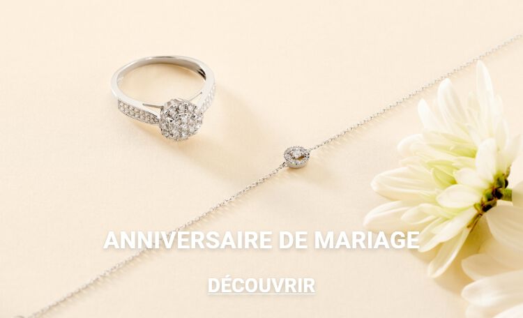 Bague anniversaire de mariage hot sale