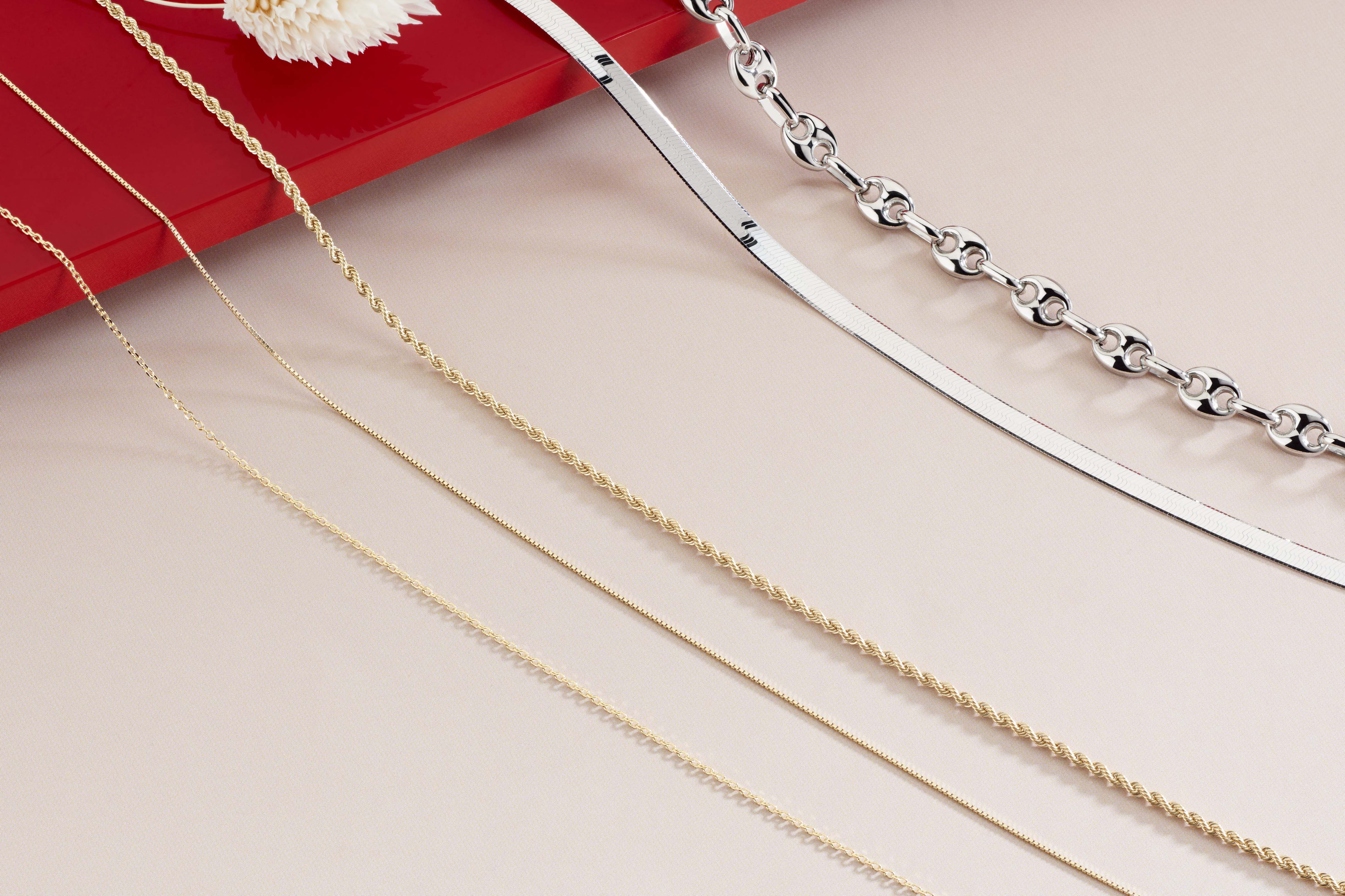 Les différents types de maille de bijoux