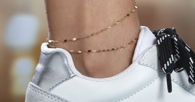 Bracelet De Cheville Femme Or Et Perles – Chevillère Bijoux