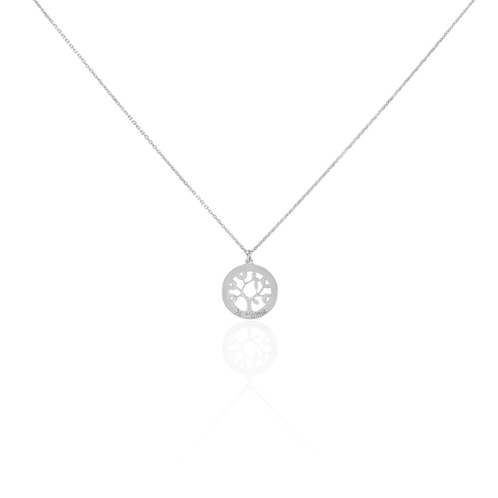Collier Argent Blanc Vroon