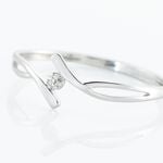 Bague Or Blanc Aatto Diamants - Bagues avec pierre Femme | Histoire d&rsquo;Or