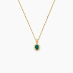 Collier Heritage Or Jaune Emeraude Diamant - Colliers Femme | Histoire d&rsquo;Or