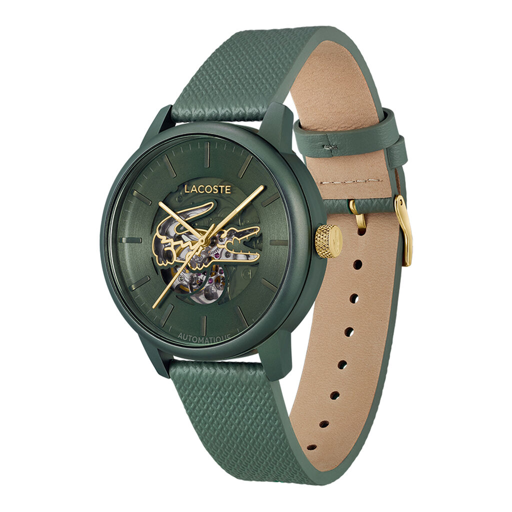 Montre Lacoste .12.12 Automatique Kaki - Montres Homme | Histoire d’Or
