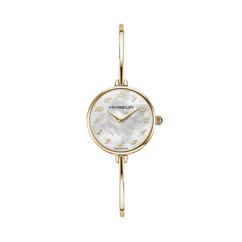 Montre Herbelin Fil Nacre Blanche - Montres Femme | Histoire d&rsquo;Or