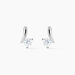 Boucles D'oreilles Pendantes April Argent Blanc Oxyde De Zirconium - Boucles d'oreilles fantaisie Femme | Histoire d’Or