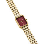 Montre Rosefield Octagon Xs Bordeaux - Id&eacute;es cadeaux Femme | Histoire d&rsquo;Or