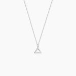 Collier Lorena Argent Blanc Oxyde De Zirconium - Colliers fantaisie Femme | Histoire d&rsquo;Or