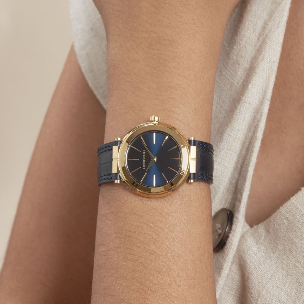 Montre Michel Herbelin Newport Bleu - Montres Femme | Histoire d’Or