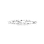 Bague Solitaire Katalina Or Blanc Diamant - Bagues solitaires Femme | Histoire d&rsquo;Or