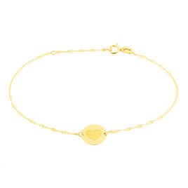 Bracelet Elynna Coeur Or Jaune - Bracelets Coeur Femme | Histoire d’Or