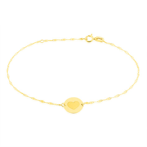 Bracelet Elynna Coeur Or Jaune - Bracelets Coeur Femme | Histoire d’Or