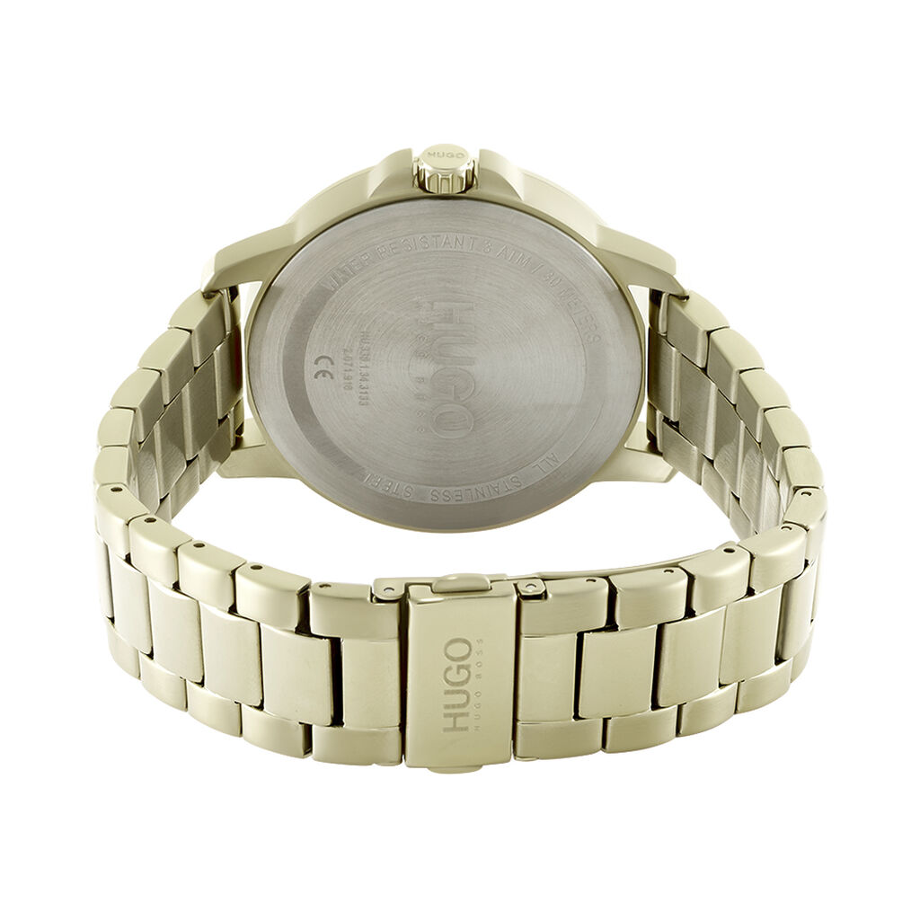 Montre Hugo Focus Champagne - Montres Homme | Histoire d’Or