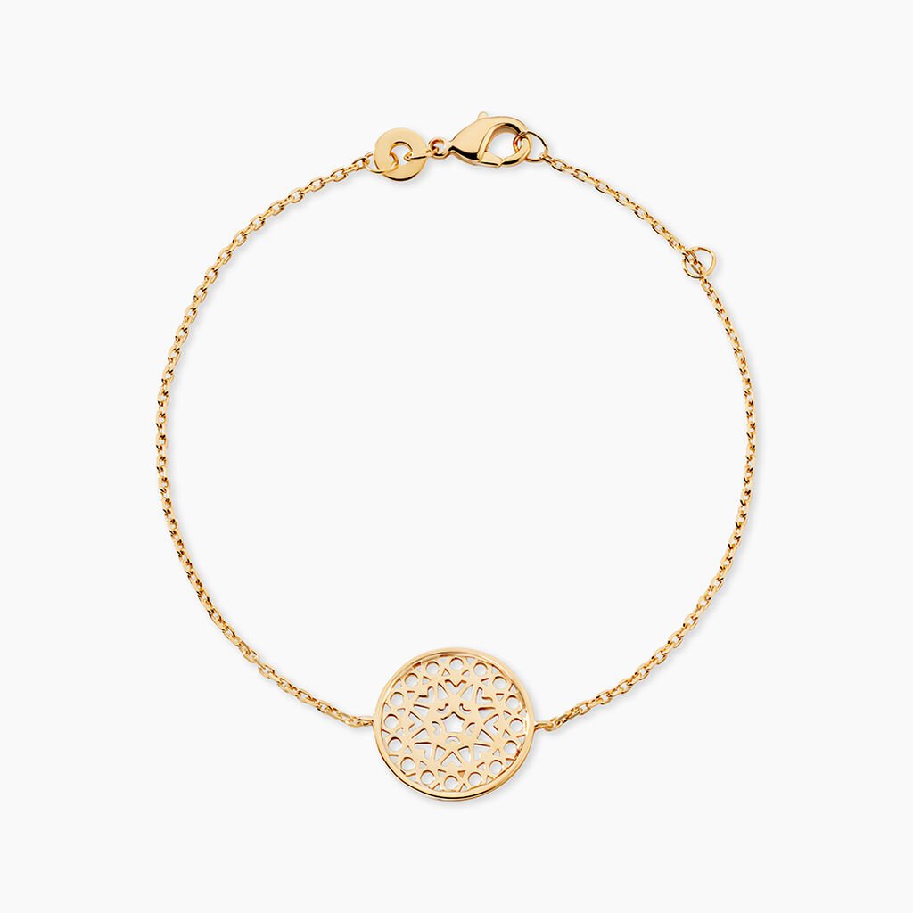 Bracelet Celso Plaqu&eacute; Or Jaune - Bracelets Femme | Histoire d&rsquo;Or