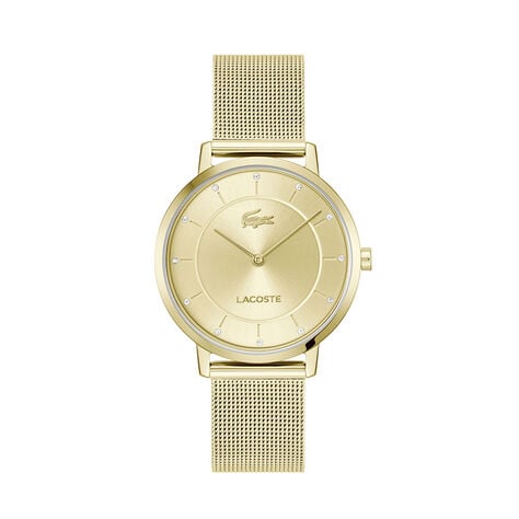 Montre Lacoste Crocorigin Dor&eacute; - Montres Femme | Histoire d&rsquo;Or