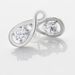 Boucles D'oreilles Pendantes Euphorbe Argent Oxydes - Boucles d'oreilles fantaisie Femme | Histoire d’Or