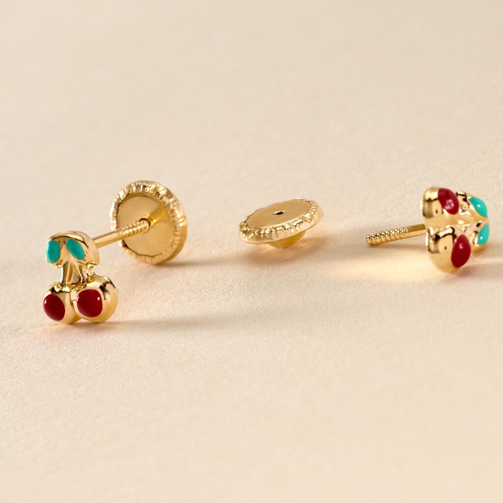 Fermoir Vis Boucle D'oreille Or Jaune - Idées cadeaux Famille | Histoire d’Or