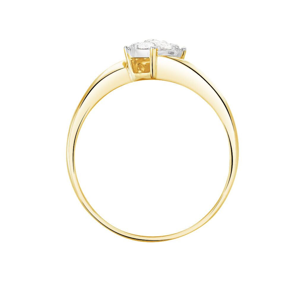 Bague Solitaire Lysia Or Jaune Diamant - Bagues solitaires Femme | Histoire d’Or