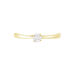 Bague Solitaire Or Jaune Fiona Diamant Synthetique - Bagues solitaires Femme | Histoire d’Or