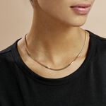 Collier Messaline Plaqu&eacute; Or Jaune - Chaines Femme | Histoire d&rsquo;Or