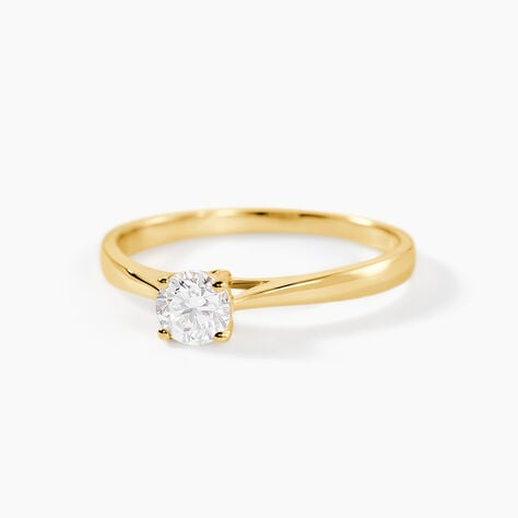Bague Solitaire One Or Jaune Diamant - Bagues solitaires Femme | Histoire d&rsquo;Or