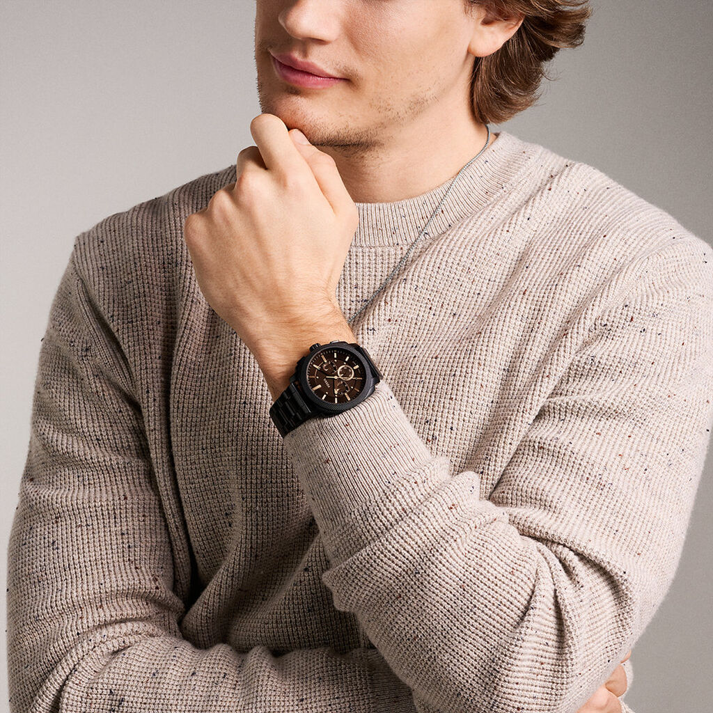 Montre Fossil Machine Noir - Montres Homme | Histoire d’Or
