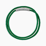 Bracelet Calvino Acier Blanc - Bracelets Cuir Homme | Histoire d&rsquo;Or