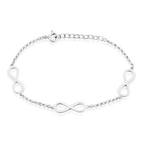 Bracelet Aliya Argent Blanc Rhodié - Bracelets Femme | Histoire d’Or