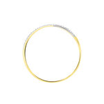 Bague Smeralda Or Bicolore Diamant - Bagues solitaires Femme | Histoire d&rsquo;Or