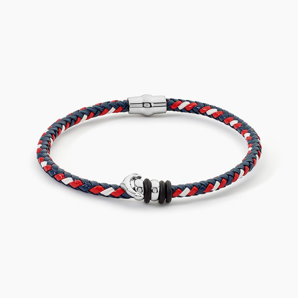 Bracelet Axel Acier Blanc - Bracelets Homme | Histoire d&rsquo;Or