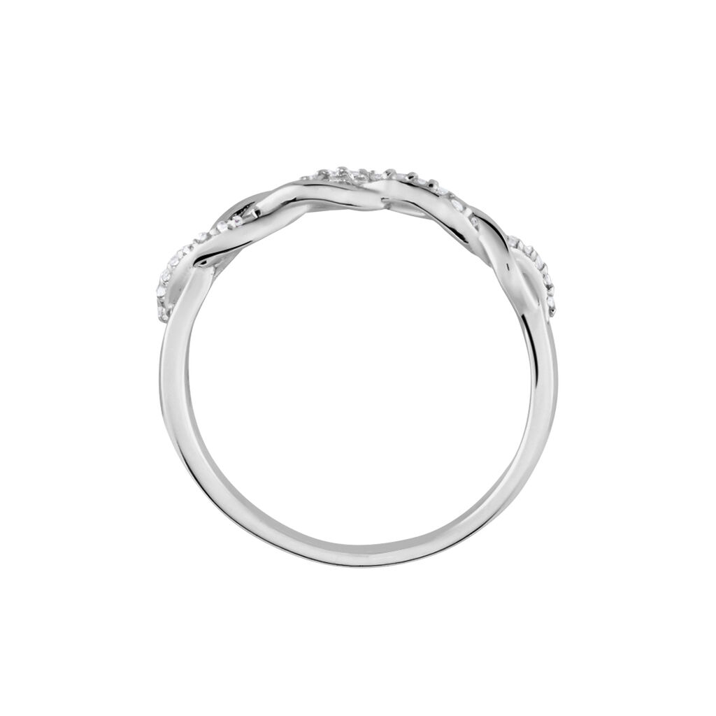 Bague Argent Blanc Cyriaca Oxydes De Zirconium - Bagues avec pierre Femme | Histoire d’Or