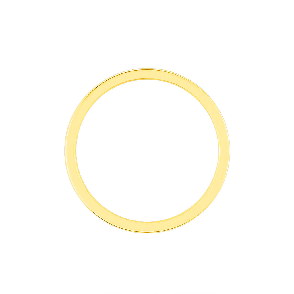 Alliance Heldea Ruban Plat Or Bicolore - Alliances Famille | Histoire d’Or