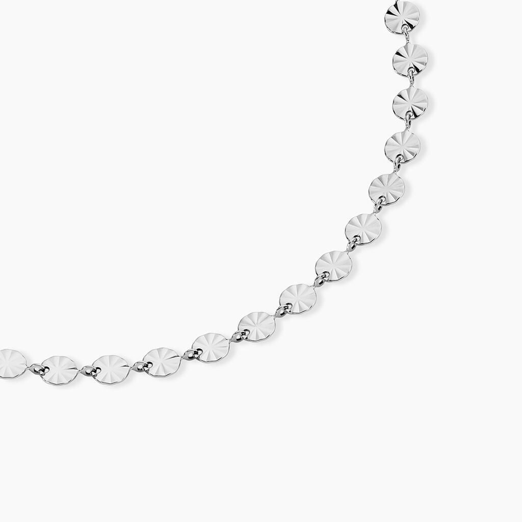 Collier Nikolett Acier Blanc - Colliers fantaisie Femme | Histoire d&rsquo;Or