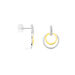 Boucles D'oreilles Pendantes Or Bicolore Eloisia Diamants - Boucles d'oreilles pendantes Femme | Histoire d’Or