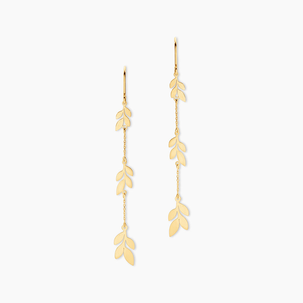 Boucles D'oreilles Pendantes Edinna Or Jaune - Boucles d'oreilles pendantes Femme | Histoire d&rsquo;Or