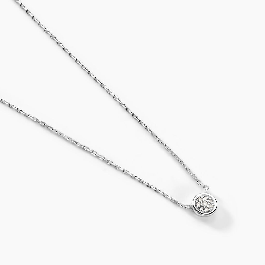 Collier Violanda Or Blanc Diamant - Colliers Femme | Histoire d’Or