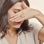 Bague Loriane Or Jaune Amethyste Et Oxyde De Zirconium - Bagues solitaires Femme | Histoire d&rsquo;Or