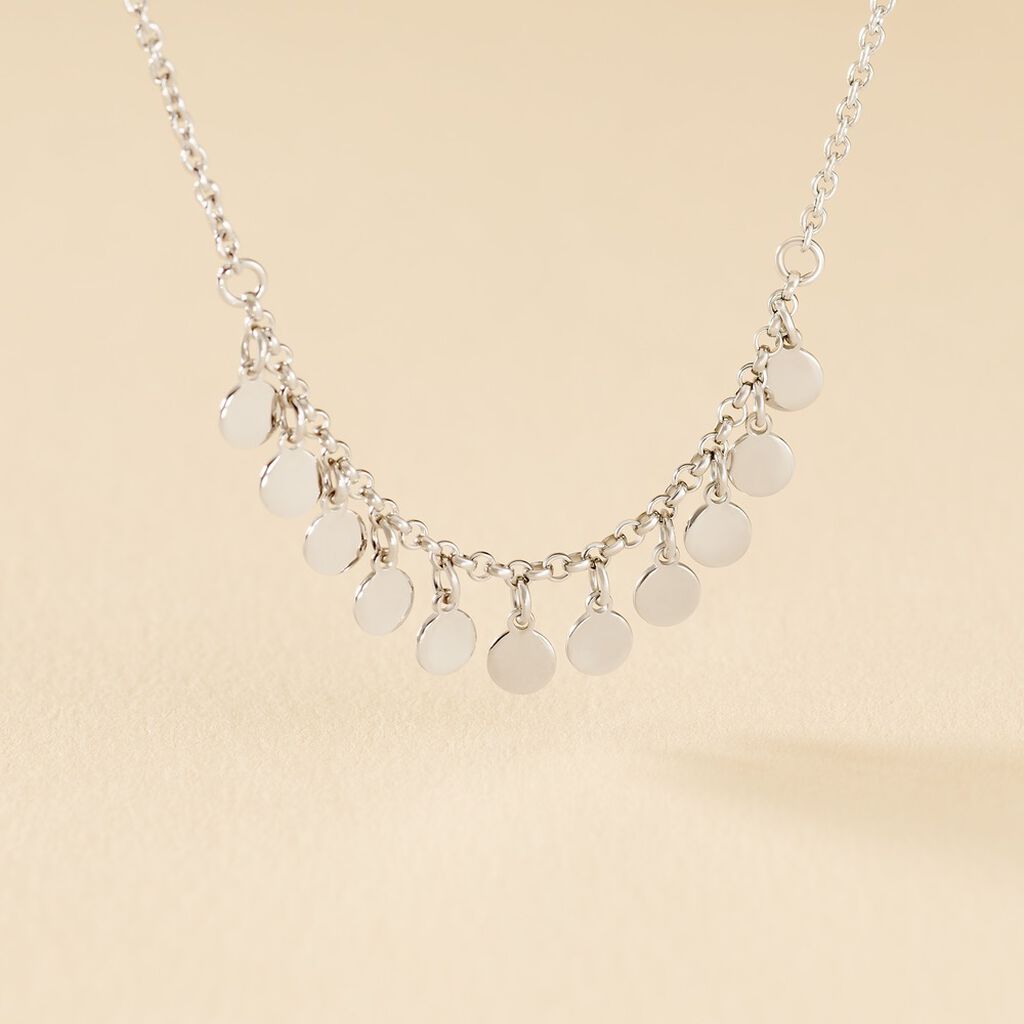 Collier Savahna Argent Blanc - Colliers fantaisie Femme | Histoire d’Or