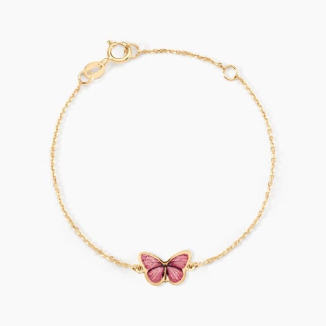 Bracelet Sulivia Papillon Or Jaune - Bracelets Enfant | Histoire d&rsquo;Or