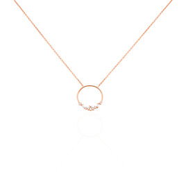 Collier Celene Argent Rose Oxyde De Zirconium - Colliers fantaisie Femme | Histoire d’Or