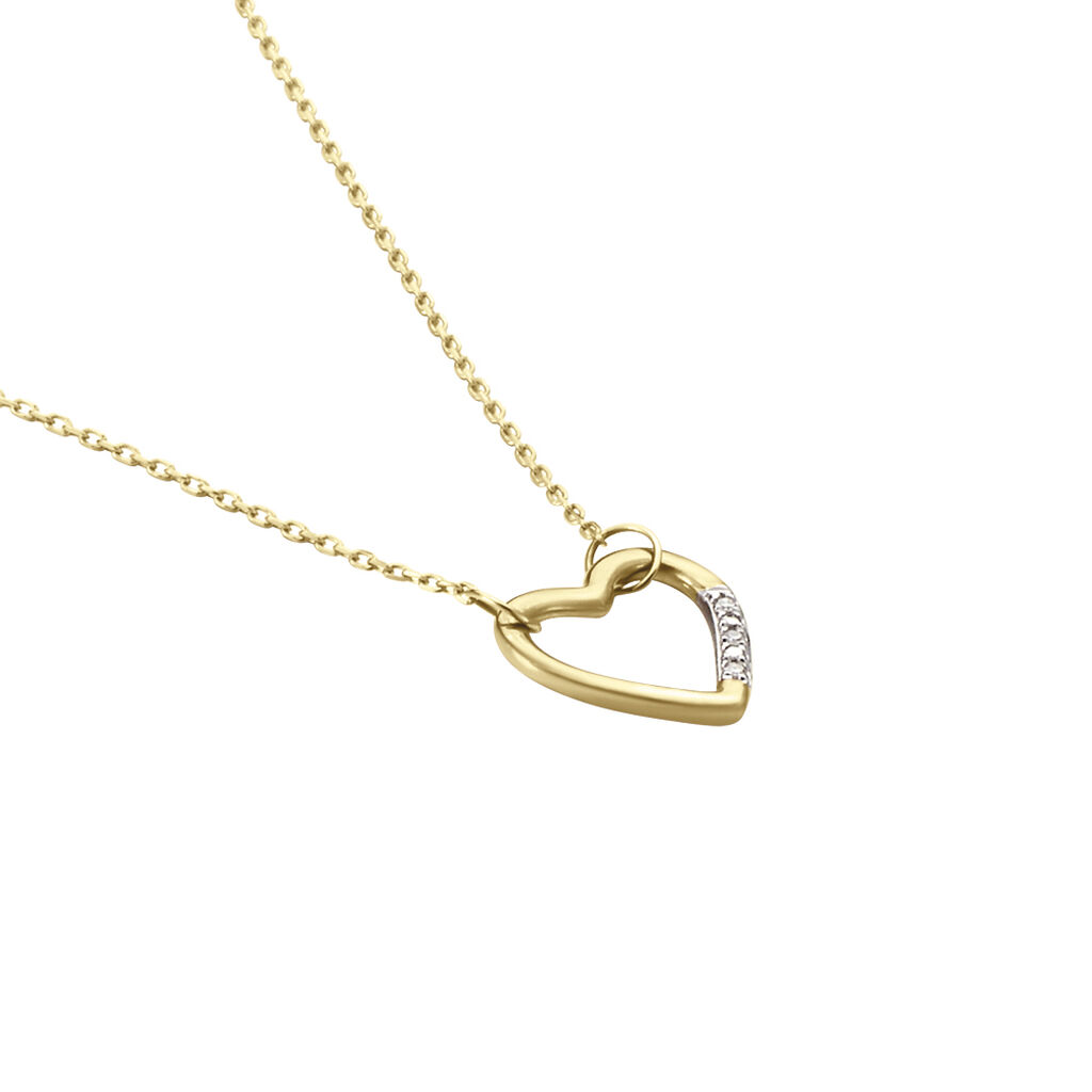 Collier Or Jaune Abiram Diamants - Colliers Femme | Histoire d&rsquo;Or