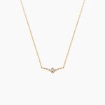 Collier Severienne Or Jaune Diamant - Colliers  | Histoire d&rsquo;Or