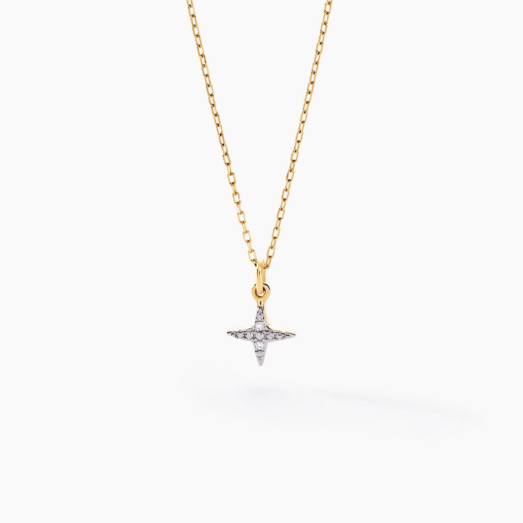 Collier Starlight Or Jaune Diamant - Colliers Femme | Histoire d’Or