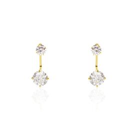 Bijoux D'oreilles Or Jaune Nerius Oxyde - Ear cuffs Femme | Histoire d’Or