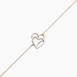 Bracelet Argent Bicolore Serapis Oxyde De Zirconium - Bracelets Femme | Histoire d&rsquo;Or