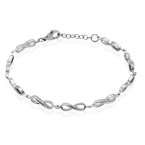 Bracelet Daphne Acier Blanc - Bijoux Infini Femme | Histoire d’Or