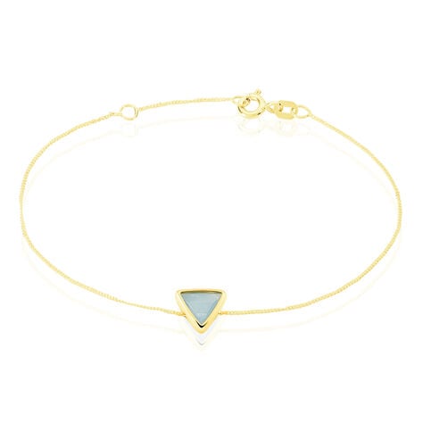 Bracelet Juliete Or Jaune Aigue Marine - Bracelets Femme | Histoire d’Or
