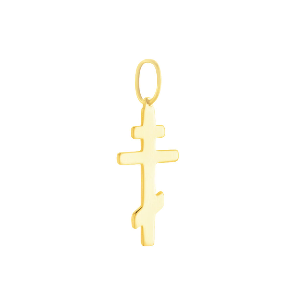 Pendentif Cobeia Orthodoxe Or Jaune - Pendentifs Baptême Famille | Histoire d’Or
