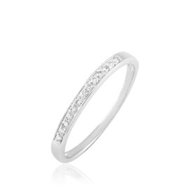 Alliance Collection Juliette Platine Blanc Diamant - Alliances Femme | Histoire d’Or