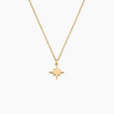 Collier Alisee Plaqué Or Jaune - Colliers Etoile Femme | Histoire d’Or